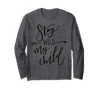 Décoration Murale avec Citation « Stay Wild My Child » Manche Longue