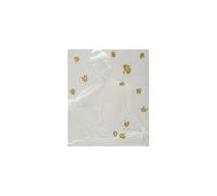 Décoration Murale Bouddha rectangulaire en Polyrésine 46x55.5 cm Blanc et Or