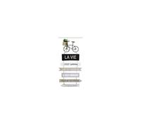 Atmosphera – Décoration murale « Citation Vélo » – 56 cm – Multicolore