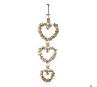 Atmosphera - Décoration Murale Coeur Agnes h94cm en Bois