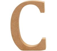 Décoration murale - CREATIV COMPANY - Lettre C - MDF 8 cm - Épaisseur 1,5 cm