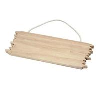 Décoration murale - Creativ - Panneau en bois de paulownia - 16x5,5 cm - Sangle intégrée