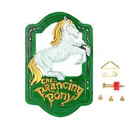 Décoration Murale de Cheval avec Tableau Vert, le Poney Cabré Vintage en Résine Horse Pub Sign Wall Mounted Signing Decoration For Home Office Decoration, Bar Style Sign
