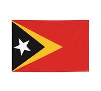 Décoration murale de fête de la République démocratique du Timor-Leste, adaptée pour diverses scènes, fêtes, rassemblements (119,4 x 180,3 cm) bannière festive