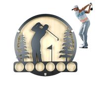 Décoration Murale de la du Golfeur, Montage Mural 6 Golf Ball Collection Ratch - Golf Scene Wall Decor Wall Art, Golf Metal Wall Sign pour Le Mur de l'hôtel du