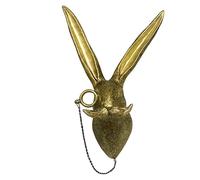 Décoration murale de la tête animale - sculpture rustique fausse monture, accent d'art mural faunique 3D | Tête de trophée en résine réaliste, pièce suspendue murale décorative pour la maison en