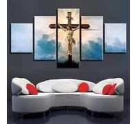 Décoration murale design, 5 pièces, posters de qualité supérieure, ensemble élégant, avec images assorties, comme décoration de salon, cadre photo, tableau mural 5 pièces, tableau mural « Le Dernier