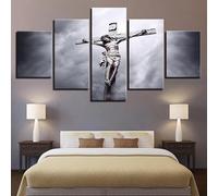 Décoration murale design, 5 pièces, posters de qualité supérieure, ensemble élégant, avec images assorties, comme décoration de salon, cadre photo, tableau mural 5 pièces, tableau mural « Le Dernier