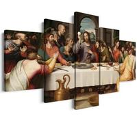 Décoration murale design, 5 pièces, posters de qualité supérieure, ensemble élégant, avec images assorties, comme décoration de salon, cadre photo, tableau mural 5 pièces, tableau mural « Le Dernier