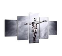 Décoration murale design, 5 pièces, posters de qualité supérieure, ensemble élégant, avec images assorties, comme décoration de salon, cadre photo, tableau mural 5 pièces, tableau mural « Le Dernier
