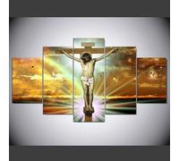 Décoration murale design, 5 pièces, posters de qualité supérieure, ensemble élégant, avec images assorties, comme décoration de salon, cadre photo, tableau mural 5 pièces, tableau mural « Le Dernier