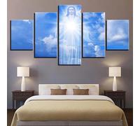 Décoration murale design, 5 pièces, posters de qualité supérieure, ensemble élégant, avec images assorties, comme décoration de salon, cadre photo, tableau mural 5 pièces, tableau mural « Le Dernier