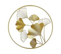 Beliani Décoration Murale en Métal Doré en Forme de Feuilles Accessoire Décoratif Idéal pour Intérieur au Style Moderne Glamour et Classique