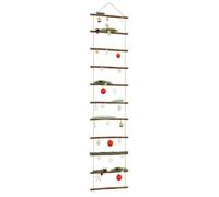 vidaXL Décoration murale en forme d'échelle 50x200 cm branche naturelle