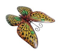 Décoration Murale en Art Mural de Jardin Pendentif Décoratif Extérieur Sculpture Murale Colorée Décoration de Cour Solide