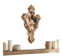 Décoration Murale En Bois 30 Centimètres Sainte Chrétienne Avec Crochet