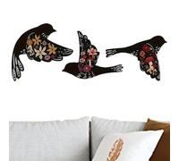 Décoration murale en bois, colibri bohème à suspendre pour la maison, le salon, la cuisine, le bureau, le balcon, l'entrée, le porche, la terrasse, l'équipement de sensibilisation à l'espace - Kit