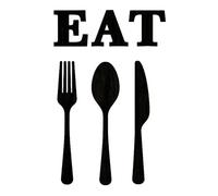 Décoration murale en bois - Ensemble de couverts créatifs avec cuillère, fourchette et nife - 40,5 cm - Décoration murale bohème pour cuisine et salle à manger - Fond rustique à suspendre pour bar et