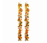 Décoration murale en feuille d'érable artificielle pour améliorer l'atmosphère d'automne avec des détails naturels et des matériaux synthétiques pour un usage domestique saisonnier (36-36)