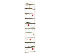 vidaXL Décoration murale en forme d'échelle 50x200 cm branche naturelle