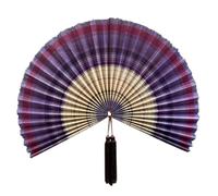 Décoration murale en forme d'éventail - 100 cm - Éventails muraux chinois japonais - Grand éventail en bambou pour tête de lit bohème à suspendre, éventails pliants pour au-dessus du lit, tête de lit