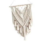 Décoration murale en macramé bohème - Tapisserie tissée à la main - Multi-usage - Chic bohème - Pour salon, chambre à coucher