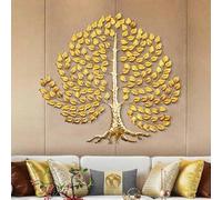 Décoration murale en métal Arbre de Vie, 120 x 110 cm, grande branche à suspendre Fait main Décoration pour hôtels, restaurants et maison - Fer