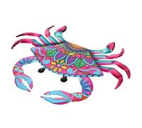 Décoration Murale en Métal Crabe Suspendu en Fer pour Intérieur Extérieur | Artisanat Mural, Détails Soignés, Usage Intérieur et Extérieur, Pièce Décorative pour Maison, Jardin, Photographie
