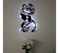 Décoration Murale En Métal D'Afrique, Deco Murale Metal Art Africain, D'Afrique Noire Décor Murale Suspendue,Africa Wall Art Panneau Découpé Decoration Chambre, Deco Murale, Decoration Murale Salon (