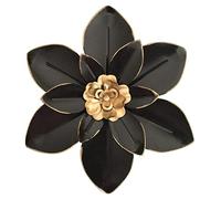 Décoration murale en métal de 25,4 cm - Sculpture florale moderne et rustique - En fer vieilli - Œuvres d'art pour intérieur, cuisine, chambre à coucher, salon, bureau, extérieur, jardin, terrasse