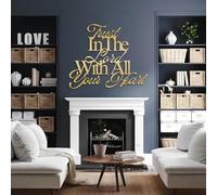 Décoration Murale en métal Noir « Confiance en l’Éternel », Verset biblique inspirant Proverbes 3:5, Sculpture Moderne « Confiance en l’Éternel » pour Salon ou Chambre.