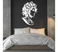 Décoration Murale en métal, tête de Méduse, inspirée de la mythologie Grecque. Décoration Murale Serpent, Portrait de Méduse, Art inspiré de la mythologie Grecque pour sa