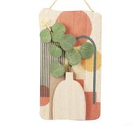Décoration Murale en pour bois Design Créatif Décoration Murale | pour bois pour robuste, style chinois nouveau, pour idéal pour fleurs, fixation murale pour facile, esthétique rustique(08)