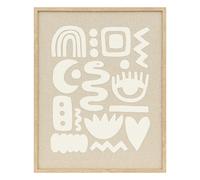 Atmosphera – Décoration murale 3D Petra – Beige 40 x 50 cm