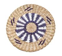 Décoration murale en rotin, tenture murale bohème, décoration murale en rotin, plate, ronde, tressée, tapisserie murale en macramé, panier mural, plateau de service, art, ensemble artisanal pour la