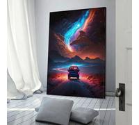 Décoration murale Escape_From_City pour couloir et escaliers, jolie décoration de chambre prête à accrocher, grandes images 40 x 60 cm