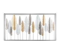 Décoration murale "Feuilles" - Métal 134 × 68 cm - Atmosphera créateur d'intérieur