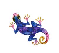Décoration Murale Gecko en Fer, Forme Unique, Délicate et | Artisanat Mural, Décoration Suspendue de Jardin, pour Jardins et Corridors