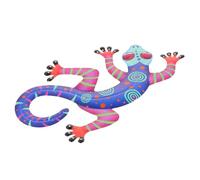 Décoration Murale Gecko en Fer pour Salon et Jardin | Style Réaliste et Attrayant, Motif Suspendu, Pièce Décorative pour Entrée, Intérieur comme Extérieur