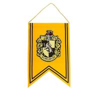 Décoration murale Harry Potter - Maison Poufsouffle - Logo brodé - Jaune