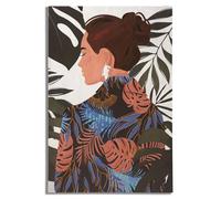 Décoration murale impression peinte sur étoile Mauro Ferretti Lady Jungle B Multicolore 80x2,8 cm