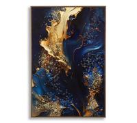 Décoration murale impression peinture sur étoile Mauro Ferretti Laccata Bleu 60x4x90 cm