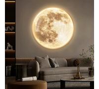 Décoration murale LED moderne éclairée 3D avec télécommande pour salon et chambre à coucher, décoration murale unique avec design artistique