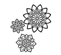 Décoration murale Lotus en métal, 1 pièce, silhouette florale, élégante suspension en fer, design moderne robuste, salon et chambre à coucher