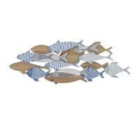 Mauro Ferretti Décoration murale Sea – Poisson – MDF et métal – 91 x 3 x 33,5 cm – Multicolore
