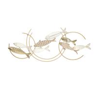Décoration murale Mauro Ferretti Fishy Move Multicolore 142,9x5x61,6 cm