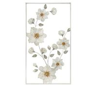 Generique – Décoration murale en métal Flix Gris 50 x 5,5 x 90,5 cm