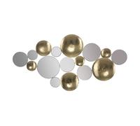 Décoration murale Mauro Ferretti Gold Mirror Glam Doré 118x2,5x60 cm