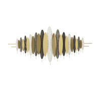 Mauro Ferretti Décoration murale en métal Oligram Multicolore 149 x 5 x 70 cm