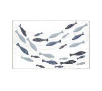 Décoration murale Mauro Ferretti Pesci Multicolore 96,5x1,5x61 cm
